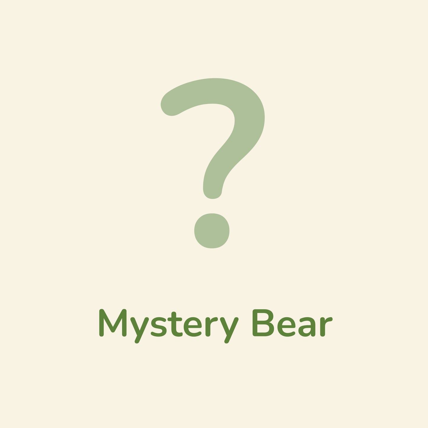 Mystery Bear